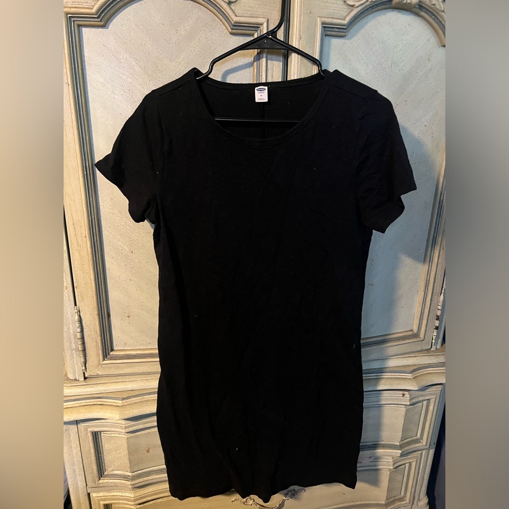 Black cotton dress